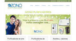 Desktop Screenshot of ozonopurificadores.com