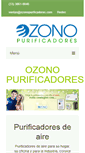 Mobile Screenshot of ozonopurificadores.com